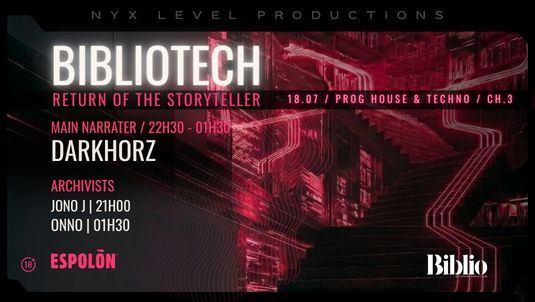CHAPTER 3  |  18 JULY 2026  |  PROGRESSIVE HOUSE & TECHNO